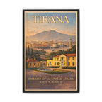 Tirana Embassy Wrapped Canvas Framed