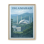 Islamabad Embassy Wrapped Canvas Framed