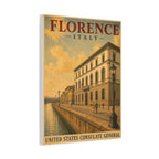 Florence Consulate General Wrapped Canvas