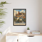 Stockholm Embassy Wrapped Canvas Framed
