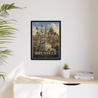 Brussels Embassy Wrapped Canvas Framed