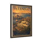 Istanbul Consulate General Wrapped Canvas Framed
