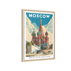 Moscow Embassy Wrapped Canvas Framed