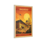 Baghdad Embassy Wrapped Canvas Framed