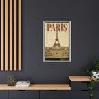 Paris Embassy Wrapped Canvas Framed
