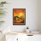 Baghdad Embassy Wrapped Canvas Framed