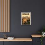 Rome Embassy Wrapped Canvas Framed