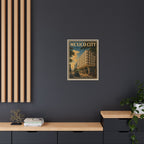 Mexico City Embassy Wrapped Canvas Framed