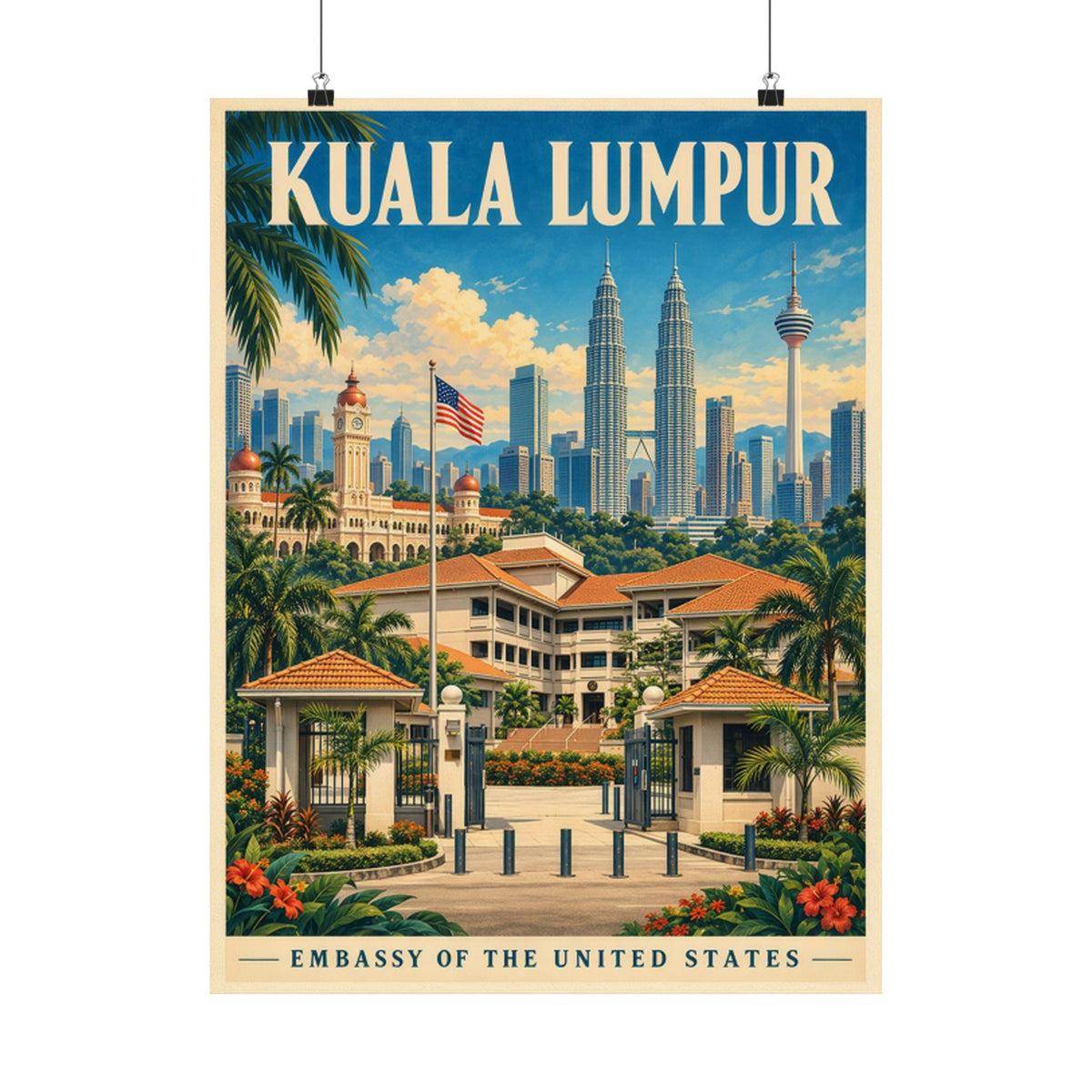 Kuala Lumpur Embassy Poster