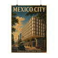 Mexico City Embassy Poster