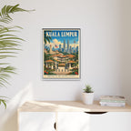 Kuala Lumpur Embassy Wrapped Canvas Framed