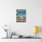 Kuwait City Embassy Wrapped Canvas