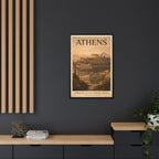 Athens Embassy Wrapped Canvas Framed