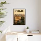 Rome Embassy Wrapped Canvas Framed