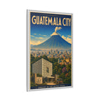 Guatemala City Embassy Wrapped Canvas Framed