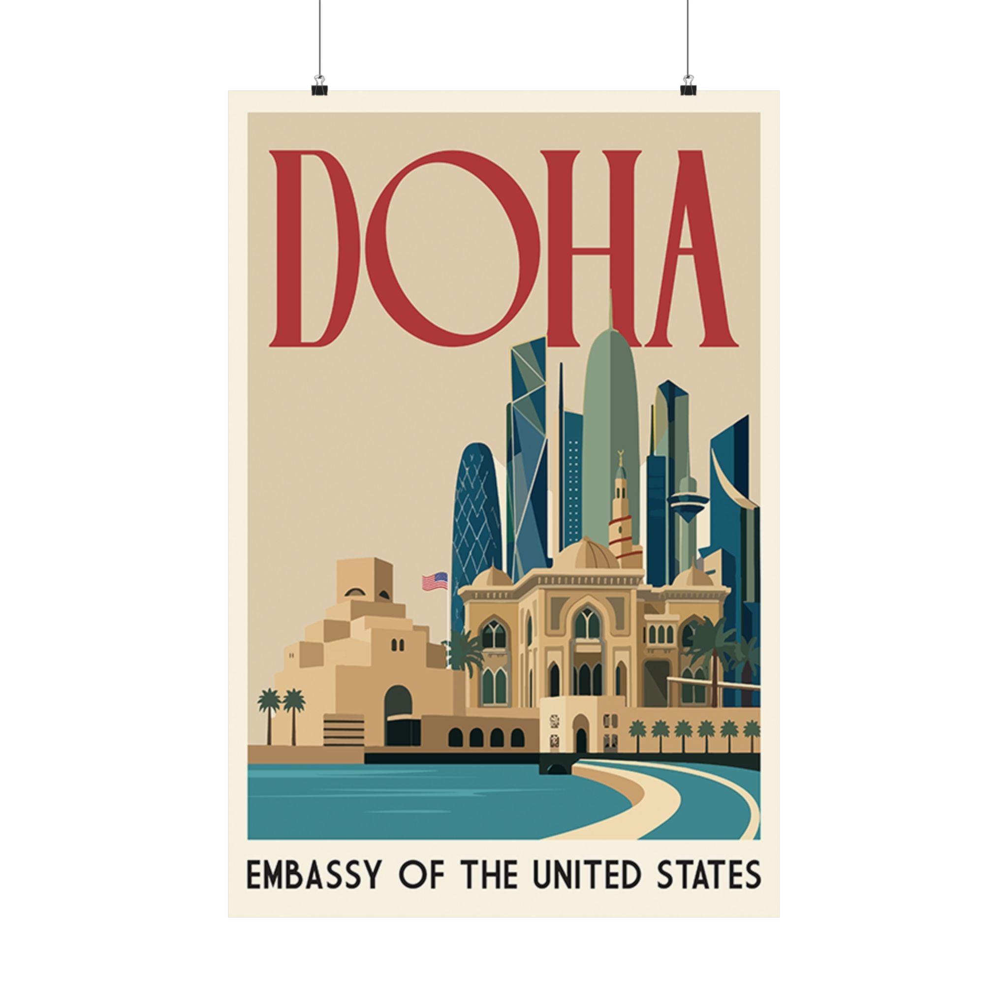 Doha Embassy Poster