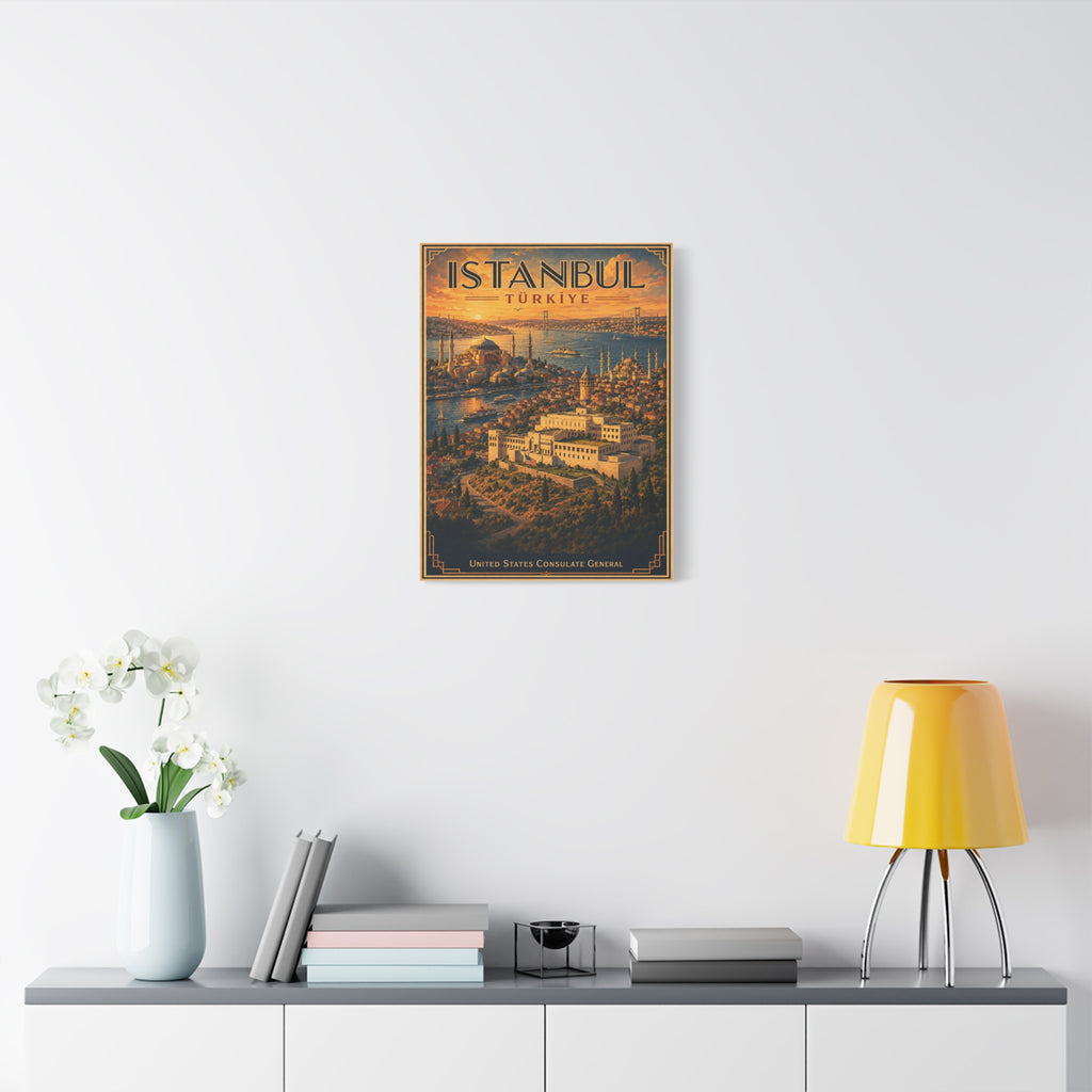 Istanbul Consulate General Wrapped Canvas