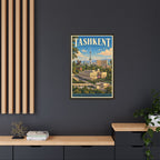 Tashkent Embassy Wrapped Canvas Framed