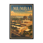 Mumbai Consulate General Wrapped Canvas Framed
