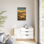 Mumbai Consulate General Wrapped Canvas Framed