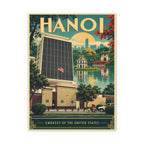 Hanoi Embassy Wrapped Canvas