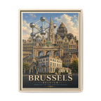 Brussels Embassy Wrapped Canvas Framed