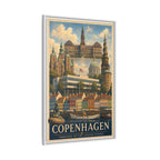 Copenhagen Embassy Wrapped Canvas Framed