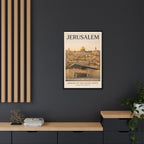 Jerusalem Embassy Wrapped Canvas Framed