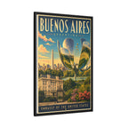 Buenos Aires Embassy Wrapped Canvas Framed