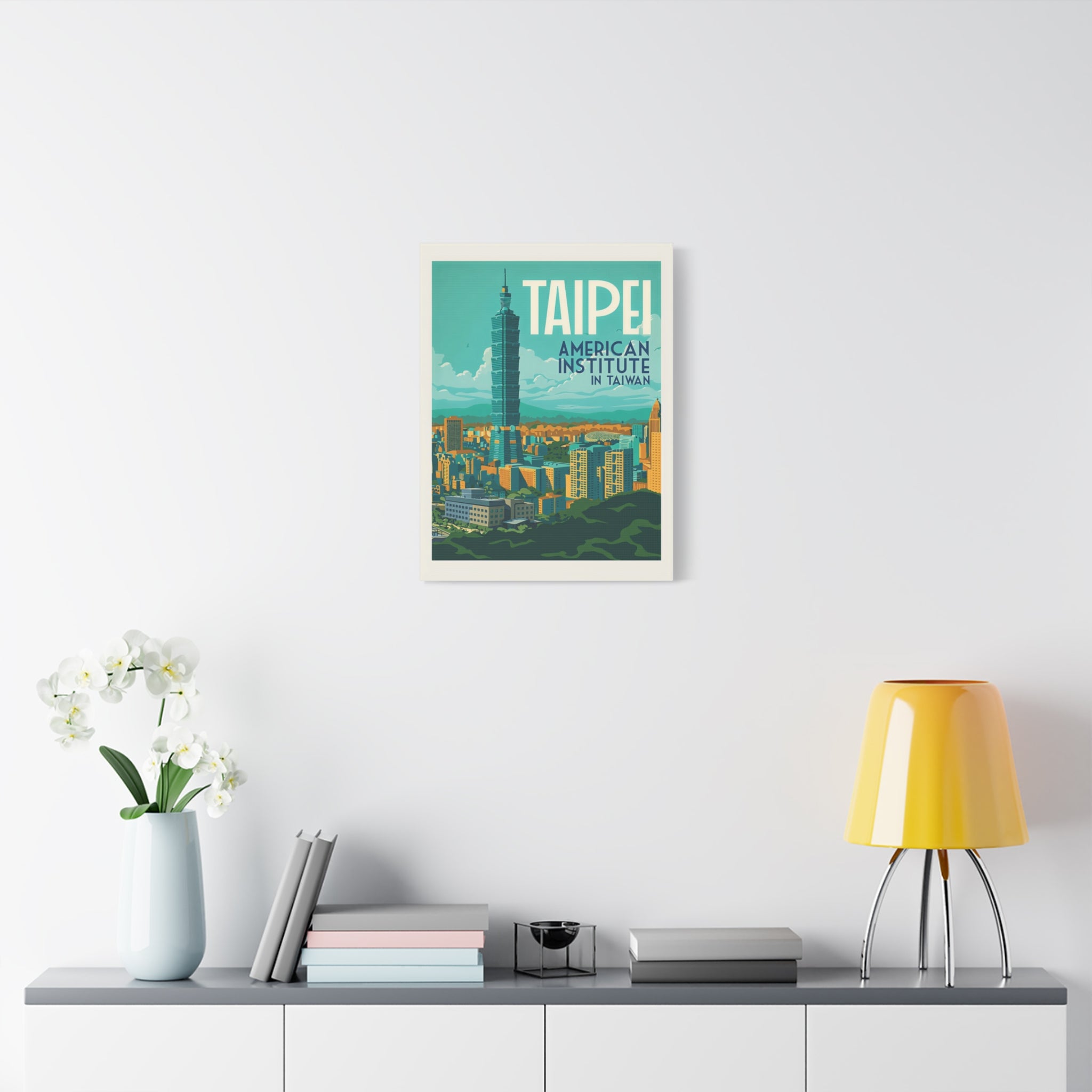 Taipei Embassy Wrapped Canvas