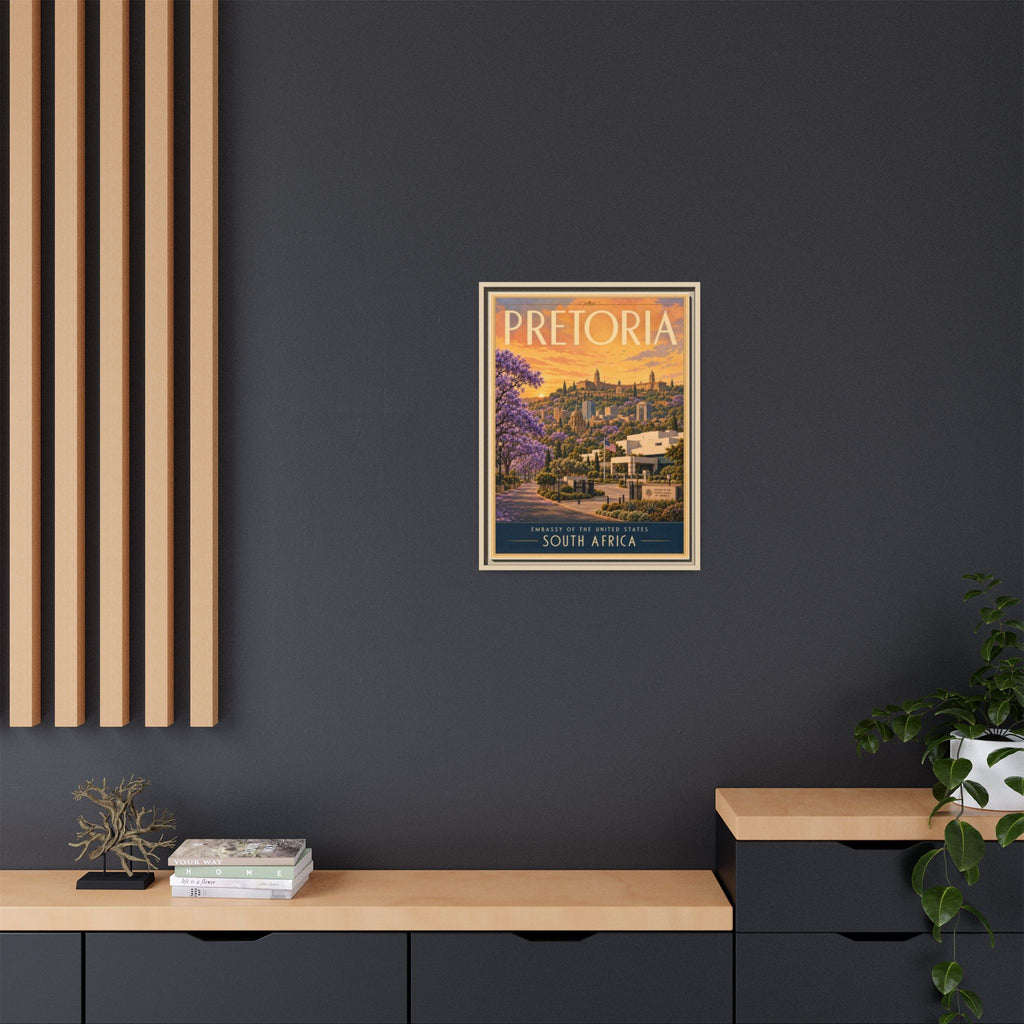 Pretoria Embassy Wrapped Canvas Framed