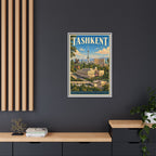 Tashkent Embassy Wrapped Canvas Framed