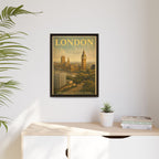 London Embassy Wrapped Canvas Framed