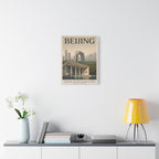 Beijing Embassy Wrapped Canvas