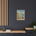 Havana Embassy Wrapped Canvas Framed