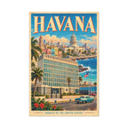 Havana Embassy Wrapped Canvas