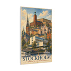Stockholm Embassy Wrapped Canvas