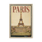 Paris Embassy Wrapped Canvas Framed