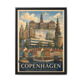 Copenhagen Embassy Wrapped Canvas Framed