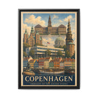 Copenhagen Embassy Wrapped Canvas Framed