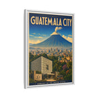 Guatemala City Embassy Wrapped Canvas Framed