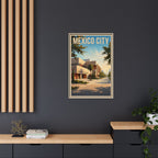 Mexico City Embassy Wrapped Canvas Framed