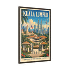 Kuala Lumpur Embassy Wrapped Canvas Framed