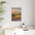 Tirana Embassy Wrapped Canvas Framed