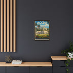 Accra Embassy Wrapped Canvas Framed