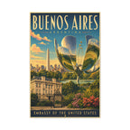 Buenos Aires Embassy Wrapped Canvas
