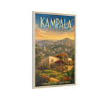 Kampala Uganda Embassy Wrapped Canvas Framed
