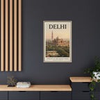 Delhi Embassy Wrapped Canvas Framed