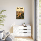 Rome Embassy Wrapped Canvas Framed