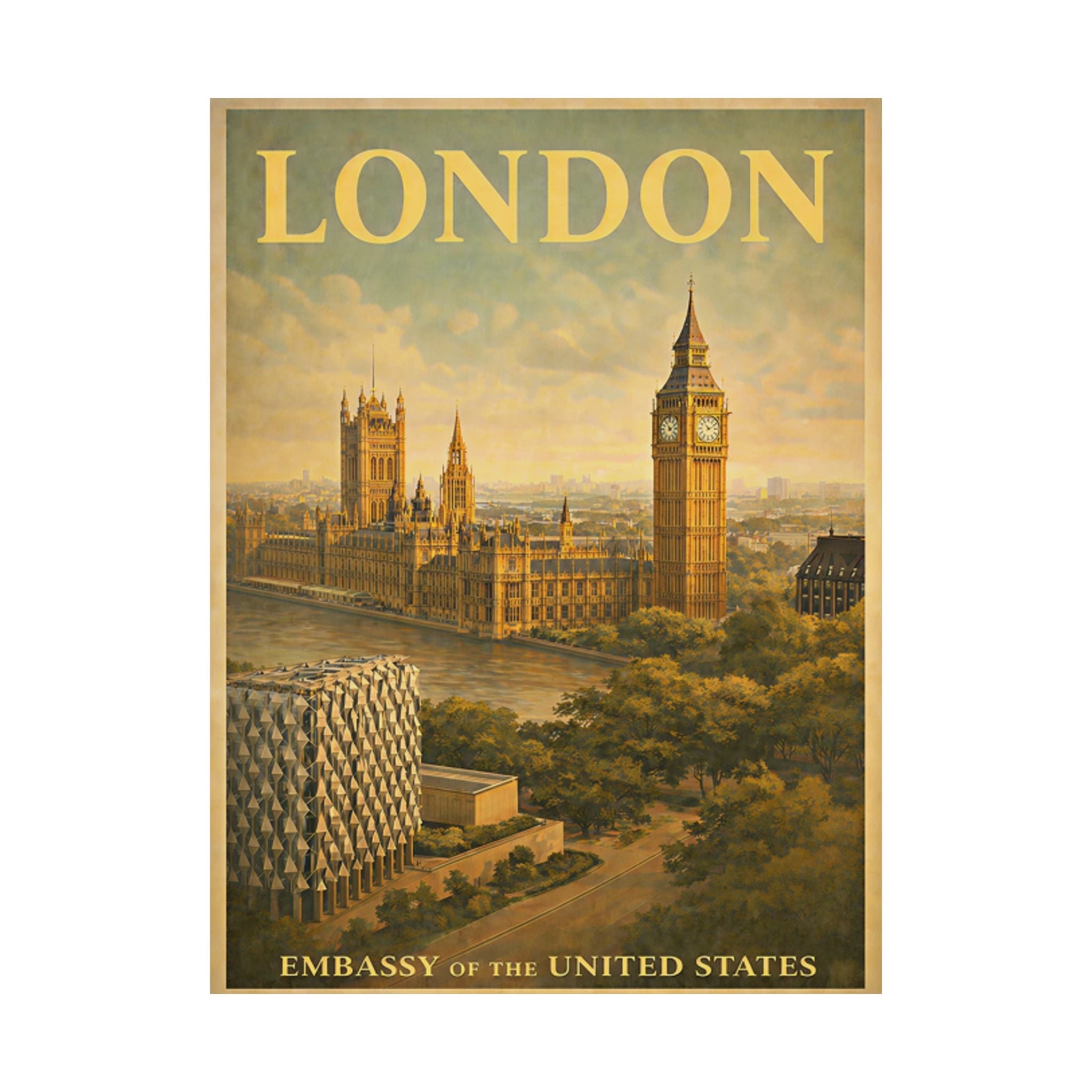 London Embassy Poster